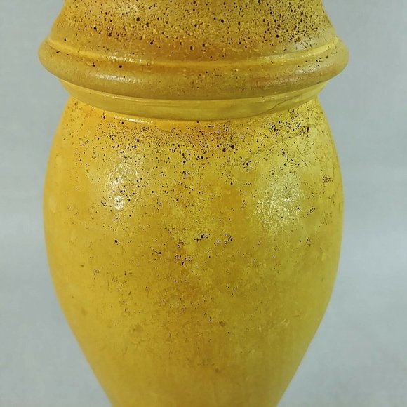 Candle Holder Taper Pillar Artist Signed Concrete Spindle Design Hand Made - Picture 10 of 10